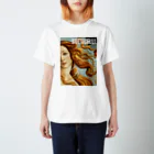 MUGEN ARTのヴィーナスの誕生 ボッティチェッリ 世界の名画 スタンダードTシャツ