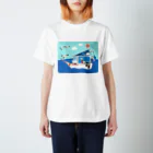 Fortune Campers そっくの雑貨屋さんのさおりん号で釣りしよう Regular Fit T-Shirt