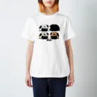 アート宇都宮(ARTUTSUNOMIYA)の可愛いパグ Regular Fit T-Shirt
