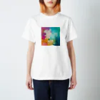 artisticの水彩ペインティング Regular Fit T-Shirt