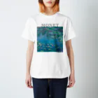 MUGEN ARTのモネ　睡蓮　Claude Monet / Water Lilies Regular Fit T-Shirt