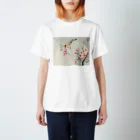 MUGEN ARTの小原古邨　梅に鶯　Ohara Koson / Songbird on blossom branch Regular Fit T-Shirt