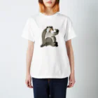 MUGEN ARTの小原古邨　猿と蜻蛉（猿と虫）Ohara Koson / Monkey with insect Regular Fit T-Shirt