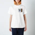 髑髏フラワーの髑髏フラワーグラフィック Regular Fit T-Shirt