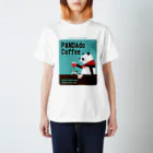 キッチュのパンダコーヒー スタンダードTシャツ