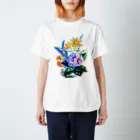 喫茶角砂糖の真昼の花畑 スタンダードTシャツ