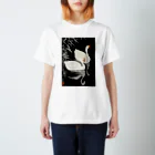 MUGEN ARTの小原古邨　芦に白鳥  Ohara Koson / Swan and Reeds Regular Fit T-Shirt