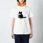 ふじひとのくつした猫 スタンダードTシャツ