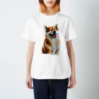 koron-koronの【柴犬】 Regular Fit T-Shirt