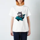 Padawanshopのねこイルカ アメショ Regular Fit T-Shirt