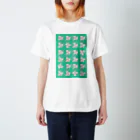 かしわのあつまれ！わんちゃん(GREEN) Regular Fit T-Shirt