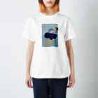 SUMMER_deepseaのTwo Summers taking a nap. 〜昼寝する二人のサマー〜 スタンダードTシャツ