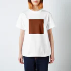 「Birth Day Colors」バースデーカラーの専門店の1月10日の誕生色「ボンベイ・ブラウン／Bombay Brown」 Regular Fit T-Shirt