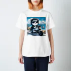 ワイズショップのホワイトタイガーのライダー Regular Fit T-Shirt