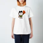 mogulのねこねこファイヤー Regular Fit T-Shirt