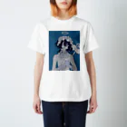 一昨計算の魔法少女ｳﾐ　証明写真風Tシャツ 티셔츠