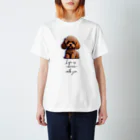 yami7の愛犬生活（トイプードル） スタンダードTシャツ