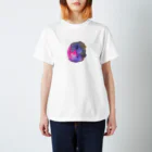 c5watercolorの水彩ペイント・紫の宝石 Regular Fit T-Shirt