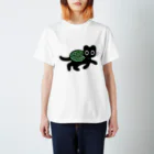 Suzutakaのくろねこクロル（風呂敷） スタンダードTシャツ