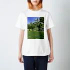 結び屋　美宇宙〜Misora〜の新緑の高原 スタンダードTシャツ