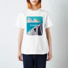 たびねこグッズSHOPのたびねこ：海からの風 Regular Fit T-Shirt