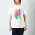 喫茶トラウベのKuribow saw a rainbow Regular Fit T-Shirt