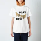 efrinmanのplay bow（文字黒） Regular Fit T-Shirt