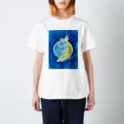 満月雫月(御伽噺蒐集館)の『月光クジラ　地球照』 スタンダードTシャツ