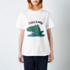 なで肩うさぎの美香堂の寿司とワニ君 スタンダードTシャツ