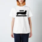 PolarBearLABOのLONG DACHS HUND スタンダードTシャツ