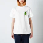 久保田キコリの運気UPシャツ【マメルリハ・緑】 Regular Fit T-Shirt