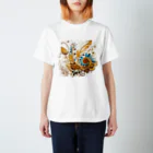 Connect Happiness DesignのGolden  Leaves Regular Fit T-Shirt