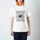 クセスゴエッセイの㎗デシリットル黒字 Regular Fit T-Shirt