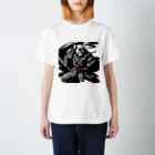 Anarchy LのWABISABI Samurai Animals Panda スタンダードTシャツ