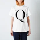 Egyptian TriangleのET "Q" BLK スタンダードTシャツ