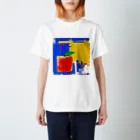 にょんのTシャツ屋さんのりんごアート スタンダードTシャツ