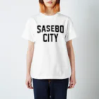 AliviostaのSASEBO CITY 佐世保ロゴ スタンダードTシャツ