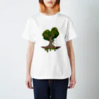 kyarikosanのドットの木 Regular Fit T-Shirt