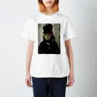 世界美術商店のすみれの花束をつけたベルト・モリゾ / Berthe Morisot with a Bouquet of Violets Regular Fit T-Shirt