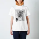 SAMURAI_JPの花火Fireworks（ブラック） Regular Fit T-Shirt