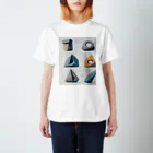 aokitaのストーンアートデザイン Regular Fit T-Shirt