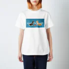 minchのwait to eat? (blue) Regular Fit T-Shirt