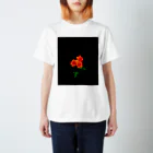 flower_design_hiroの元気と健やかさを与えてくれるオレンジ色のバラグッズ スタンダードTシャツ