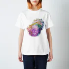 K_flowerのRainbow Carnation スタンダードTシャツ