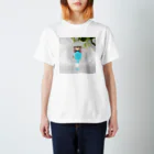 kumamia（くまみあ）のひょっこり！ふうせん（水色） Regular Fit T-Shirt