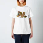 Rm-rm0rmsの向日葵柴犬ちゃん Regular Fit T-Shirt