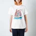 tekuteku_mountainの転倒注意少女A Regular Fit T-Shirt