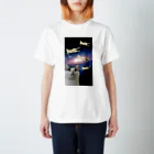 crab_pulsarの宇宙おふみ（飛行） Regular Fit T-Shirt