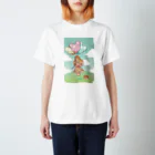 もげこ道の風船もげこちゃん Regular Fit T-Shirt