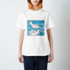 彩葉-IROHA-の戯画ザウルス(パラサウロロフス・スピノサウルス) Regular Fit T-Shirt